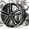 Jante aliaj Toyota Auris ll Hybrid, Avensis New, Corolla, Rav 4, Rav 4 Hybrid, Prius, Chr, 17" - imagine 3