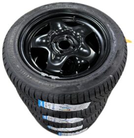 Set complet de iarna 16 inch pentru Dacia Logan III, 4 jante otel structurale + 4 anvelope iarna Sunny Nw211 195 55 r16 87H