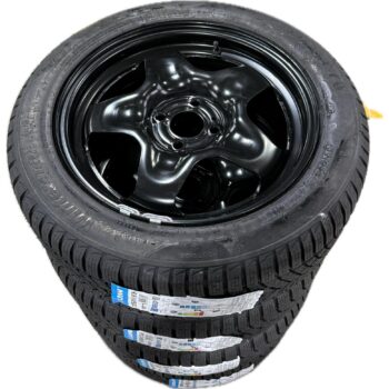Set complet de iarna 16 inch pentru Dacia Logan III, 4 jante otel structurale + 4 anvelope iarna Sunny Nw211 195 55 r16 87H