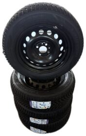 Jante otel Dacia Logan , Dacia Dokker, 15 inch cu anvelope iarna 185/65r15 Laufenn , umflate si echilibrate